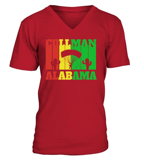 Cullman Alabama City V-Neck T-shirt