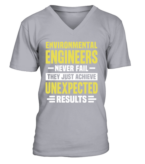 Environmental Engineer Engineering Funny Design Ne V-Neck T-shirt