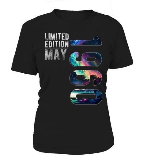 Limited Edition 1960 May Birthday Polar Lights Women's T-Shirt