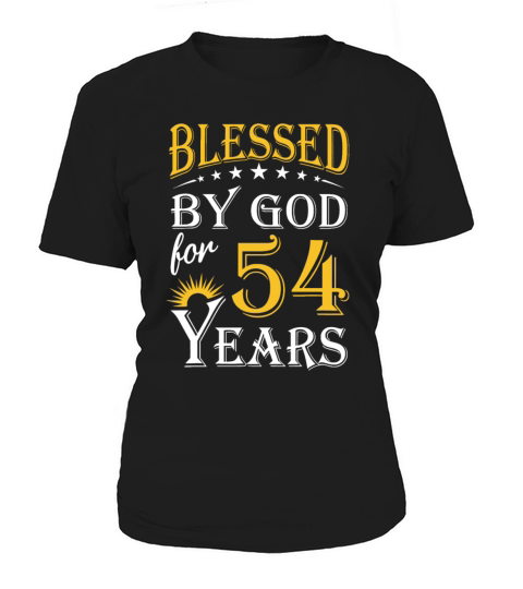 Vintage by God for 54 years Happy 54th Birthday Women's T-Shirt