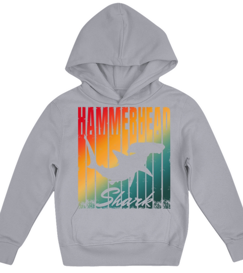 HAMMERHEAD SHARK VINTAGE Kids Hoodie