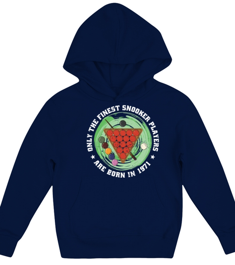 Snooker born in 1971 Vintage Birthday Snooker-game Kids Hoodie