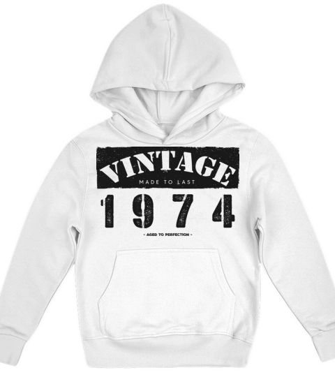 Vintage Classic 1974 49th Birthday - 49 Years Old Kids Hoodie