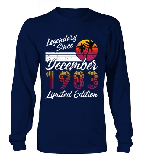 40th birthday december 1983 legendary since 1983 Long sleeved Unisex