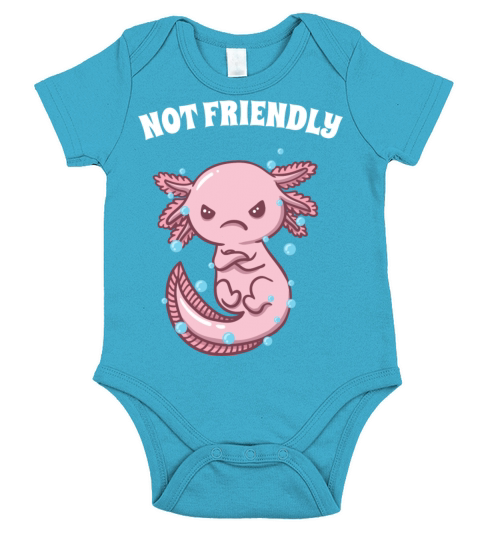 Not Friendly Funny Sarcastic Humor Sarcasm Introve Short Sleeve Baby One-Piece