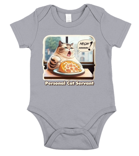 Personal Cat Servant Short Sleeve Baby One-Piece