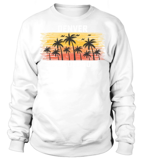 Denver Colorado Summer Retro VIntage Vacation Sweatshirt Unisex