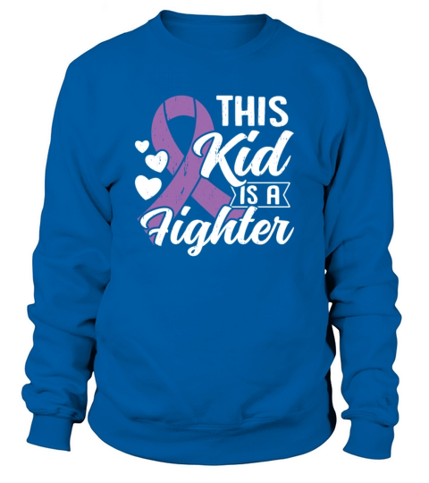 Epilepsy Kid Purple Ribbon Epileptic Epilepsy Sweatshirt Unisex