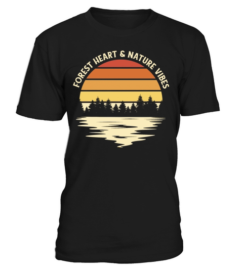 forest retro sunset T-Shirt Unisex