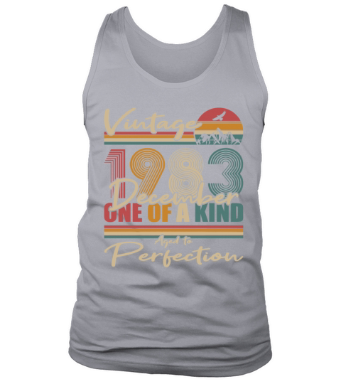 40th birthday december 1983 vintage 1983 Tank Top Unisex