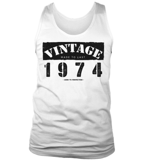 Vintage Classic 1974 49th Birthday - 49 Years Old Tank Top Unisex