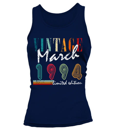 29th Birthday Man Awesome March Vintage 1994 Tank top Woman