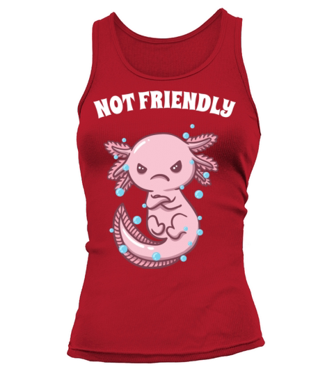 Not Friendly Funny Sarcastic Humor Sarcasm Introve Tank top Woman