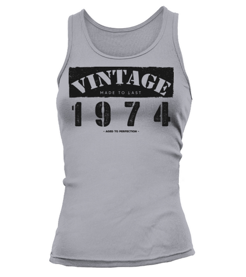 Vintage Classic 1974 49th Birthday - 49 Years Old Tank top Woman