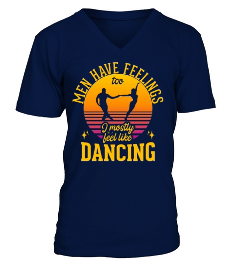 I Feel Like Dancing Funny Ballroom Dance V-Neck T-shirt