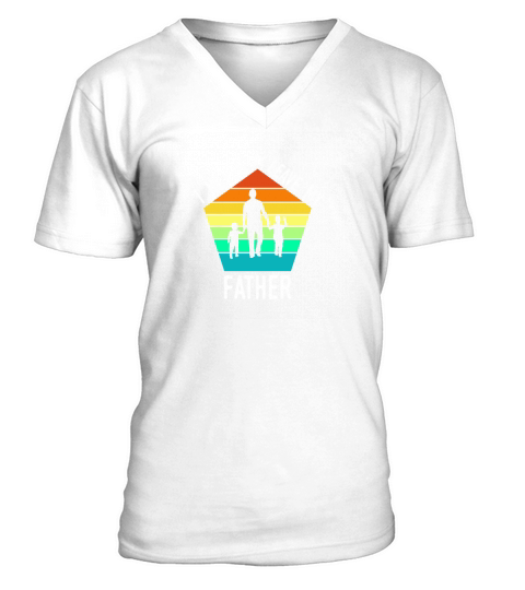 I Never Leave My Father V-Neck T-shirt