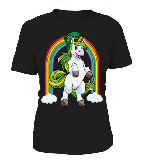 Unicorn Leprechaun Lepricorn Funny St Patricks Day Women's T-Shirt