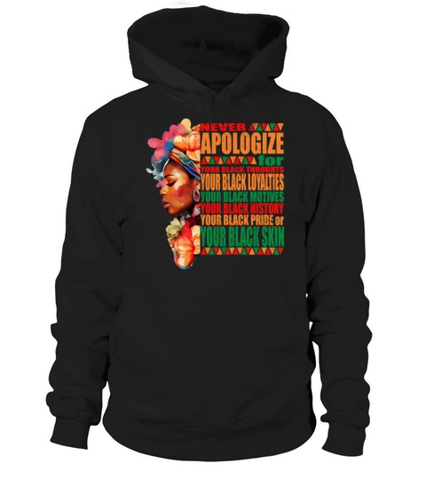 Black Color Pride Black History Month Hoodie Unisex