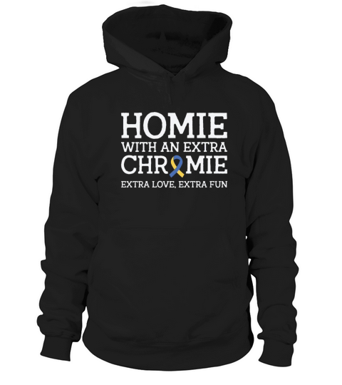 World Down Syndrome Day Homie Awareness Ribbon Hoodie Unisex