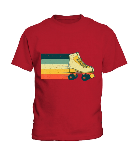 Vintage Roller Skate For Roller Skater Skating Men Kids T-Shirt