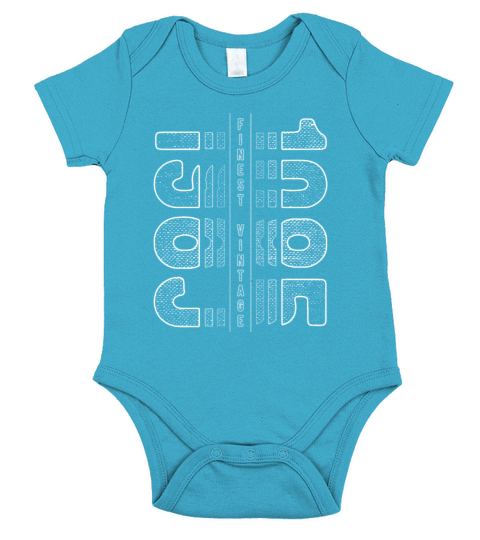 Finest Vintage 1985 Year Of Birth 1985 Birthday Short Sleeve Baby One-Piece