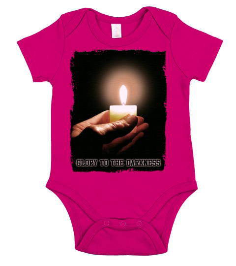 Glory To The Darkness Short Sleeve Baby One-Piece