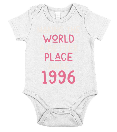 Making the World a better place since 1996 Short Sleeve Baby One-Piece