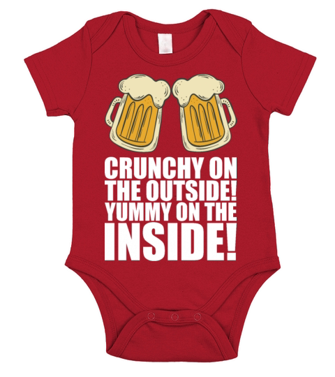 Yummy On The Inside Short Sleeve Baby One-Piece