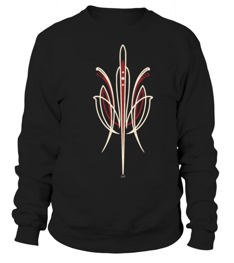 Pinstriping 50S Vintage Retro Sweatshirt Unisex