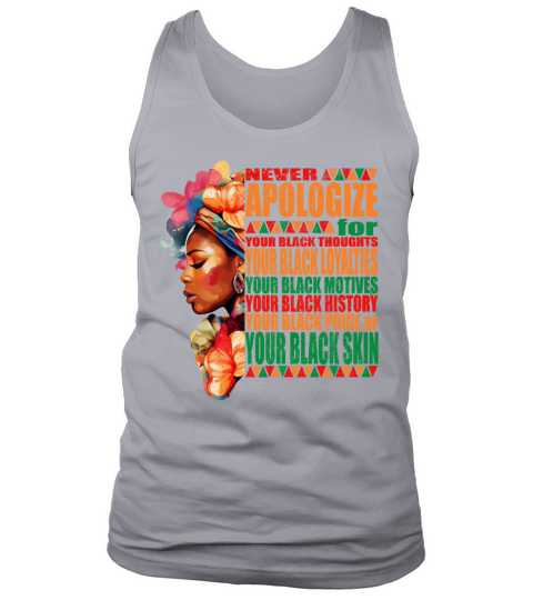 Black Color Pride Black History Month Tank Top Unisex