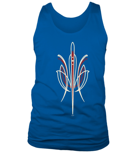 Pinstriping 50S Vintage Retro Tank Top Unisex