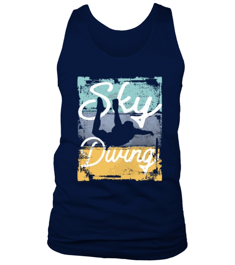 Vintage Freefall Thrill Skydiving Tank Top Unisex
