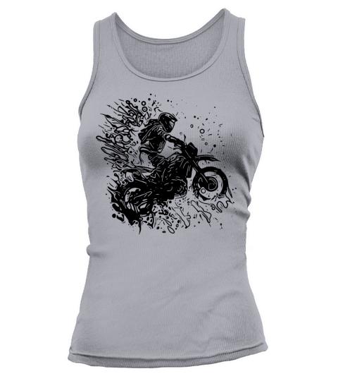 Motorcycle Tattoo Splash Racing Style Tank top Woman