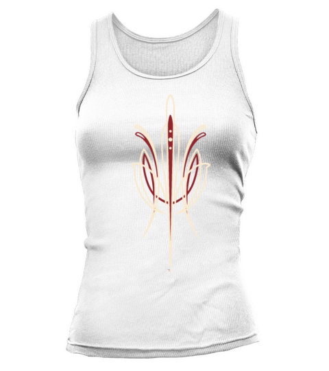Pinstriping 50S Vintage Retro Tank top Woman