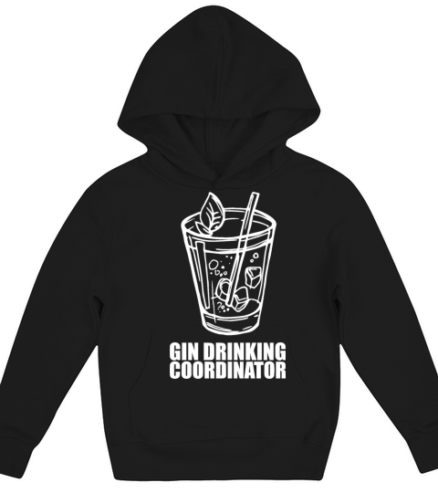 Gin Drinking Coordinator Kids Hoodie