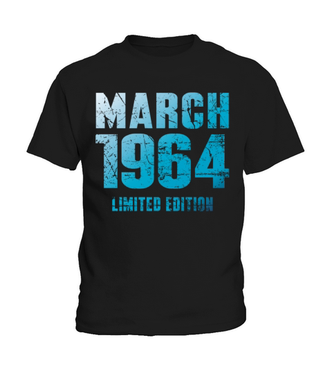 March 1964 Limited Edition Birthday Present Kids T-Shirt