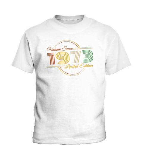 Vintage 1973 Birthday Unique Retro Birthday Kids T-Shirt