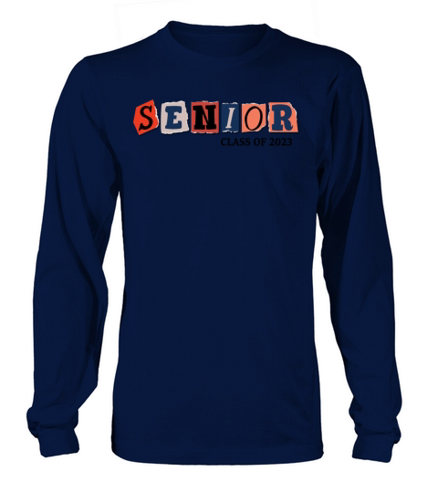 Senior 2023 Vintage Graduataion Class Of 2023 Long sleeved Unisex