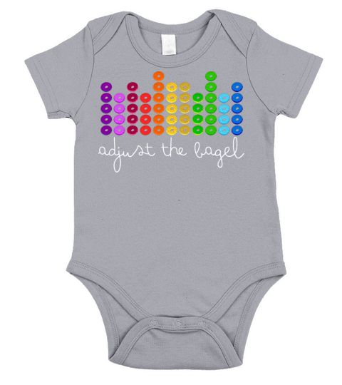 Adjust The Bagel - Sounddesign Short Sleeve Baby One-Piece