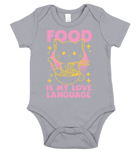Food Is My Love Language Short Sleeve Baby One-Piece
