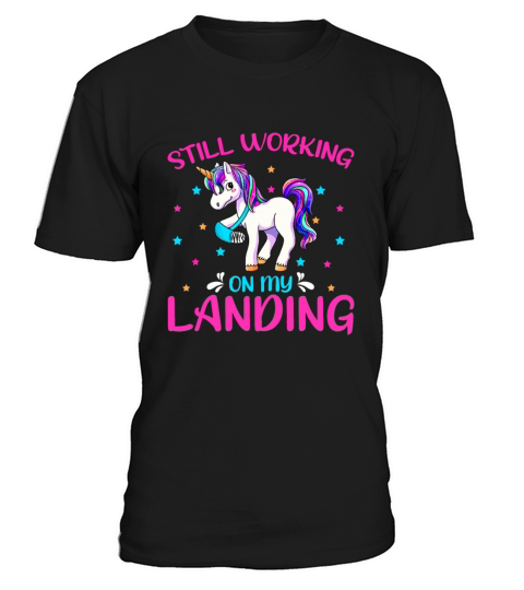Funny Still Working On My Landing Injury Broken Le T-Shirt Unisex