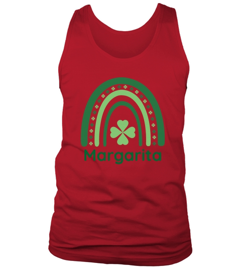 Margarita Clover Charm Boho Rainbow Tank Top Unisex
