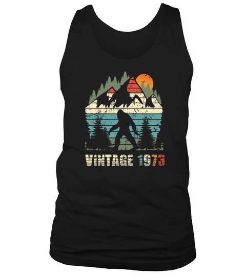 vintage 1973 yeti funny 50th birthday shirt Tank Top Unisex