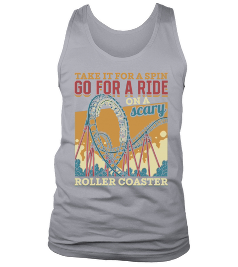 Vintage Looping Roller Coaster Ride Gift Tank Top Unisex