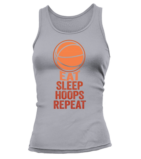 Eat Sleep Hoops Repeat Basketball Team Tank top Woman