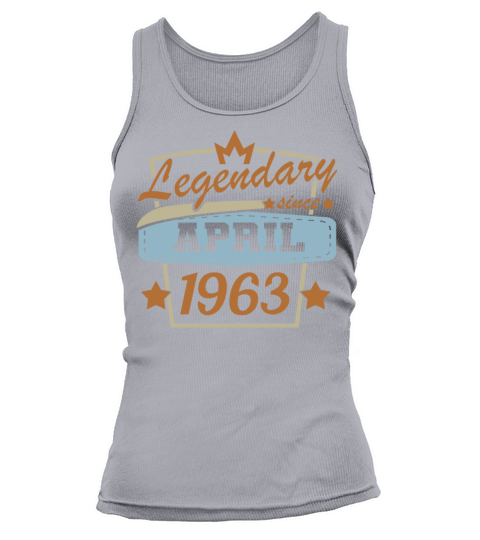 legendary since april 1963 birthday retro Tank top Woman