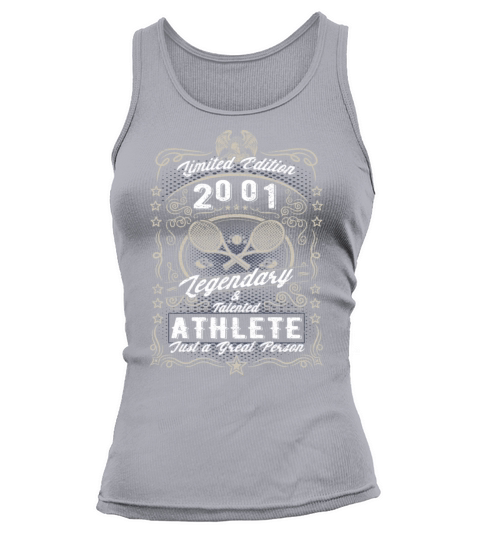 Vintage 2001 Tennis Birthday Gift Sport Hobby Tank top Woman