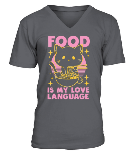 Food Is My Love Language V-Neck T-shirt