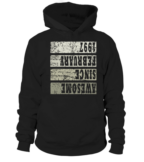 Born 1997 February 26th Birthday Gift Hoodie Unisex
