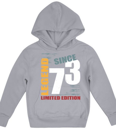 50th birthday vintage 1973 legend since 1973 Kids Hoodie